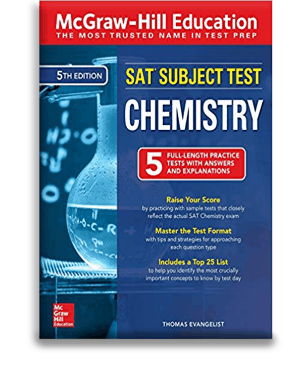 SAT Subject Test Chemistry (McGraw Hill) Buy IELTS, SAT, TOEFL, ACT, GRE, GMAT, Flashcards